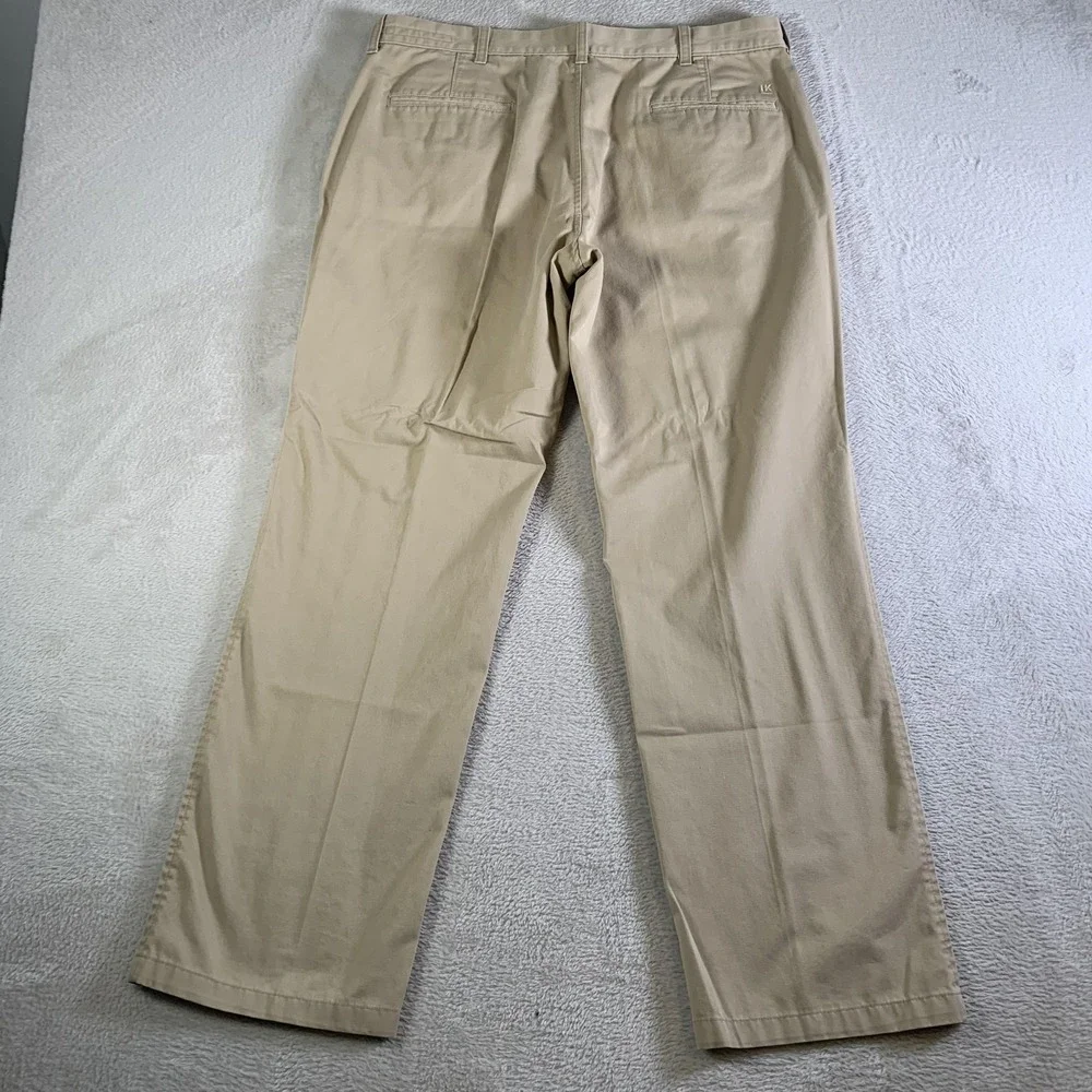 Life Khaki Pants Mens 36x30 Beige Chino Straight Canvas Casual Workwear Business